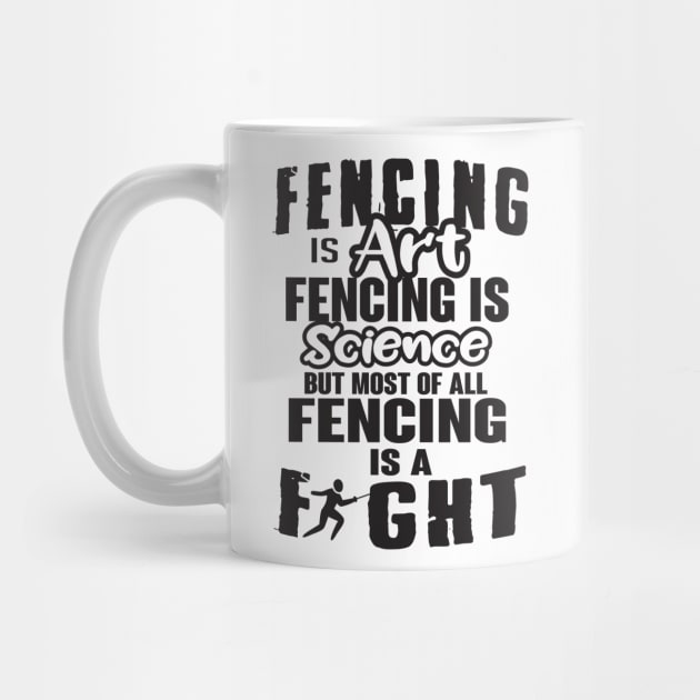 Fencing is a fight by nektarinchen